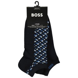 чорапи,мъжки,чорапи,boss,monogram,10263662,socks,2,pairs,blue,(medium,blue)