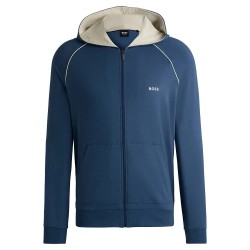 блуза,мъжки,пуловери,boss,mix&match,10259900,full,zip,sweatshirt,blue