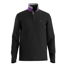 блуза,мъжки,пуловери,boss,plisy,sweatshirt,black