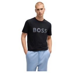тениска,мъжки,тениски,boss,tape,logo,short,sleeve,t,shirt,blue