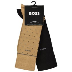 чорапи,мъжки,чорапи,boss,vi,bamboo,socks,2,pairs,medium,beige,(beige,black)