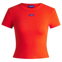 бебешка,тениска,дамски,тениски,hugo,baby,01,blue,short,sleeve,t,shirt,orange