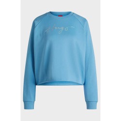 блуза,дамски,блузи,hugo,darace,sweatshirt,light,pastel,blue,(blue)