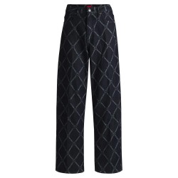 дънки,дамски,панталони,hugo,gisanna,2,jeans,blue