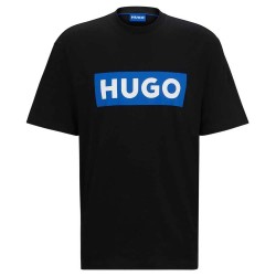 тениска,мъжки,тениски,hugo,nico,blue,short,sleeve,t,shirt,black,(black)