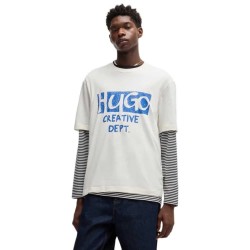блуза,мъжки,пуловери,hugo,nugocrea,sweatshirt,open,white,(white)