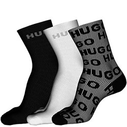чорапи,мъжки,чорапи,hugo,qs,logo,rib,socks,3,pairs,multicolor,(open,miscellaneous)