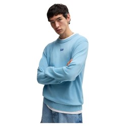 блуза,мъжки,пуловери,hugo,san,cosmo,blue,sweater,light,pastel,blue,(blue)