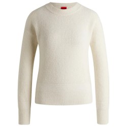 блуза,дамски,пуловери,дамски,плетени,дрехи,hugo,scevanu,sweater,beige,(natural)