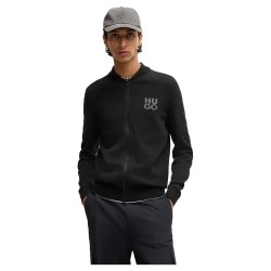 блуза,мъжки,пуловери,hugo,solouh,sweater,black