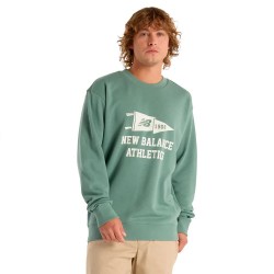 блуза,мъжки,пуловери,new,balance,varsity,pennant,sweatshirt,green