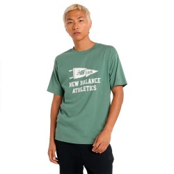 тениска,мъжки,тениски,new,balance,varsity,pennant,short,sleeve,t,shirt,green,(dark,juniper,318)