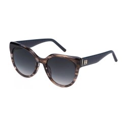 слънчеви,очила,слънчеви,очила,escada,sese65,woman,sunglasses,shiny,striped,blue,brown,(blue)