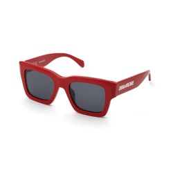слънчеви,очила,слънчеви,очила,zadig&voltaire,szv421,woman,sunglasses,red,(shiny,full,red)