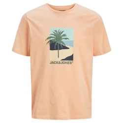 тениска,мъжки,тениски,jack,&,jones,barbados,short,sleeve,t,shirt,orange,(peach,parfait)