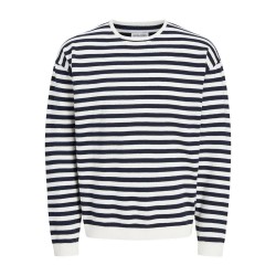 блуза,мъжки,пуловери,jack,&,jones,calvin,sweater,cloud,dancer,stripes,sky,captains,stripes,(white,blue)