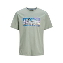 тениска,мъжки,тениски,jack,&,jones,colton,photoprint,short,sleeve,t,shirt,iceberg,green,(green)