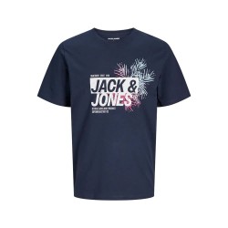 тениска,мъжки,тениски,jack,&,jones,jaxon,short,sleeve,t,shirt,sky,captain,(blue)