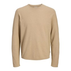 блуза,мъжки,пуловери,jack,&,jones,shawn,sweater,oxford,tan,(beige)