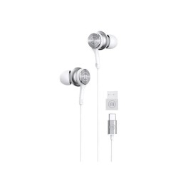слушалки,слушалки,maxell,xc1,usb,c,earphones,white