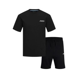 къси,панталони,мъжки,пижами,jack,&,jones,beau,short,sleeve,pyjama,black,shorts,black,(black)