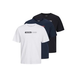 тениска,мъжки,тениски,jack,&,jones,ecorp,logo,play,plus,short,sleeve,t,shirt,3,units,multicolor