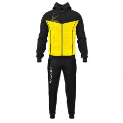 анцуг,дамски,анцузи,givova,visa,melange,tracksuit,black,yellow,melange,(black)