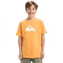 тениска,детски,тениски,quiksilver,ev,comp,logo,short,sleeve,t,shirt,chamois,(yellow)