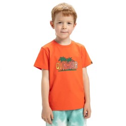 тениска,детски,тениски,quiksilver,sunny,palms,short,sleeve,t,shirt,orange,(tigerlily)