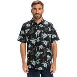 риза,с,къс,ръкав,мъжки,ризи,quiksilver,apero,classic,short,sleeve,shirt,black