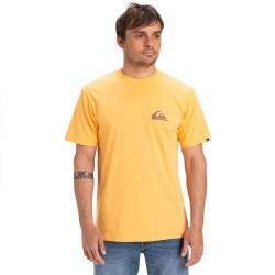тениска,мъжки,тениски,quiksilver,ev,mini,logo,short,sleeve,t,shirt,yellow,(chamois)