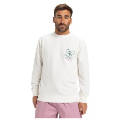 блуза,мъжки,пуловери,quiksilver,graphic,mix,sweatshirt,snow,white,(white)
