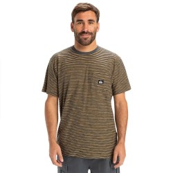 тениска,мъжки,тениски,quiksilver,kentin,pocket,short,sleeve,t,shirt,brown,(blackkentinstripes)
