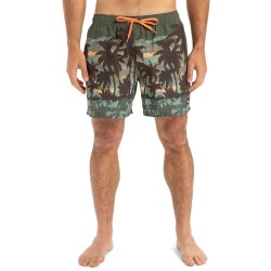бански,гащета,мъжки,бански,костюми,quiksilver,everyday,straight,volley,15´´,swimming,shorts,grape,leaf,tropicamo,(multicolor)
