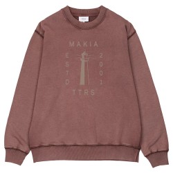 блуза,мъжки,пуловери,makia,marker,sweatshirt,brown