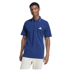 мъжки,блузи,с,яка,adidas,essentials,3,stripes,piqué,short,sleeve,polo,dark,blue,white,(blue)