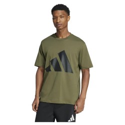 тениска,мъжки,тениски,adidas,essentials,big,logo,short,sleeve,t,shirt,olive,strata,black,(green)