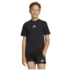 тениска,детски,тениски,adidas,essentials,short,sleeve,t,shirt,black,white,(black)