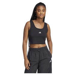 потник,дамски,топове,adidas,essentials,small,logo,cotton,lifestyle,sleeveless,top,black,white,(black)