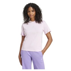 тениска,дамски,тениски,adidas,essentials,small,logo,cotton,short,sleeve,t,shirt,clear,pink,white,(pink)