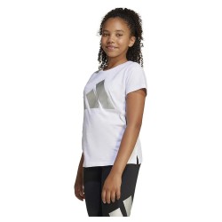 тениска,детски,тениски,adidas,season,essentials,glam,short,sleeve,t,shirt,white,silver,met,(white)