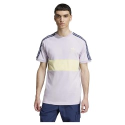 тениска,мъжки,тениски,adidas,originals,3,stripes,panel,short,sleeve,t,shirt,silver,dawn,powder,yellow,(pink)