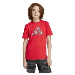 тениска,детски,тениски,adidas,training,essentials,camo,print,short,sleeve,t,shirt,red,(pure,ruby)