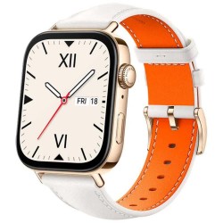часовник,часовници,huawei,watch,fit,3,leather,smartwatch,orange,(white)