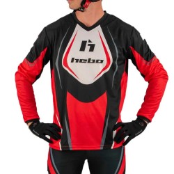 Блуза с дълъг ръкав Hebo Pro Classic long sleeve jersey - Red (Red) блуза,с,дълъг,ръкав,мъжки,тениски,дамски,тениски,hebo,pro,classic,long,sleeve,jersey,red,(red)