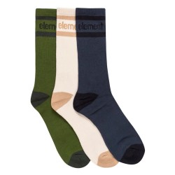чорапи,мъжки,чорапи,element,clearsight,3.0,socks,3,pairs,multicolor,(blue,oat,rifle,green)