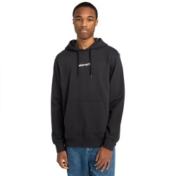 суичър,мъжки,пуловери,element,simple,logo,hoodie,black,(off,black)