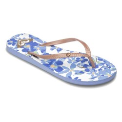 джапанки,дамски,сандали,и,чехли,roxy,bermuda,print,flip,flops,white,blue,(moonlight,blue,white)