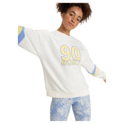 блуза,дамски,блузи,roxy,essential,energy,cb2,sweatshirt,egret,(white)