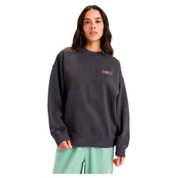 блуза,дамски,блузи,roxy,lineup,terry,sweatshirt,grey
